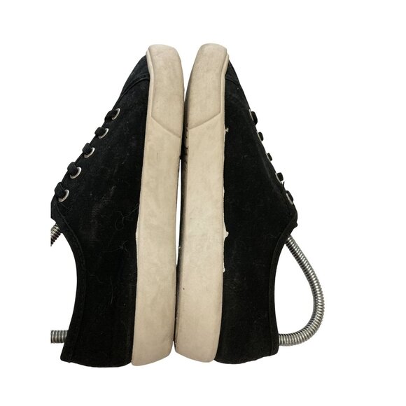 Wonder Nation Size 2 Black Canvas  slip-ons Sneakers Shoes - Picture 6 of 8